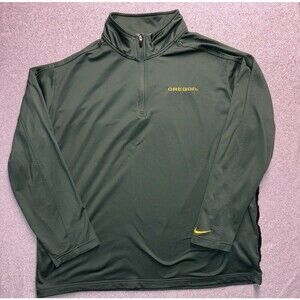 Nike Oregon Ducks 1/4 Zip Pullover Men’s Size XXL
